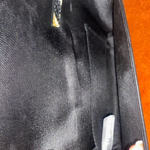 ALDO BLACK, YELLOW AND WHITE BOOTS AND MATCHING POCKETBOOK - Picture 4 of 8